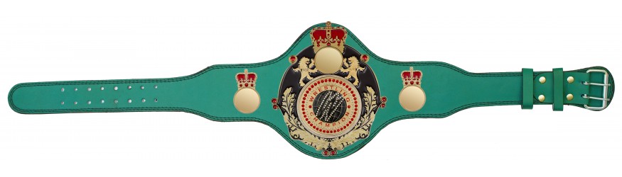 QUEENSBURY PLT LEATHER WRESTLING CHAMPIONSHIP BELT  - PLTQUEEN/B/G/WRESTGEM - AVAILABLE IN 4 COLOURS